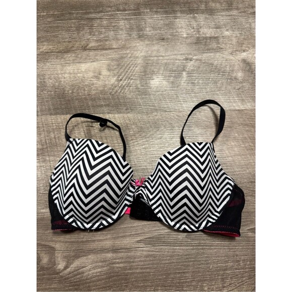 Unbranded Other - Secret Impressions Black & White Aztec Print Bra Size 36C